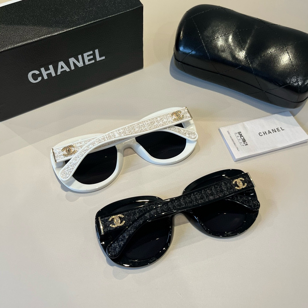 Chanel round frame sunglasses