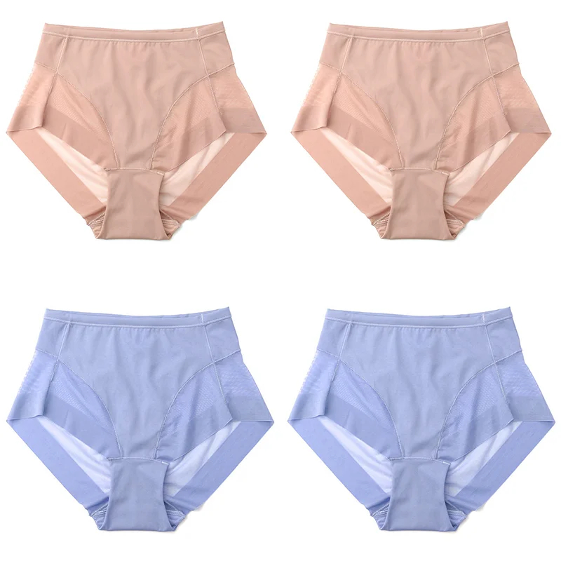 💥Today's Promotion-[SAVE 50% OFF]--High Waist Leak proof Ice Silk Seamless Shaping Briefs(2PCS/SET)--BUY 2 GET 10% OFF & FREE SHIPPING