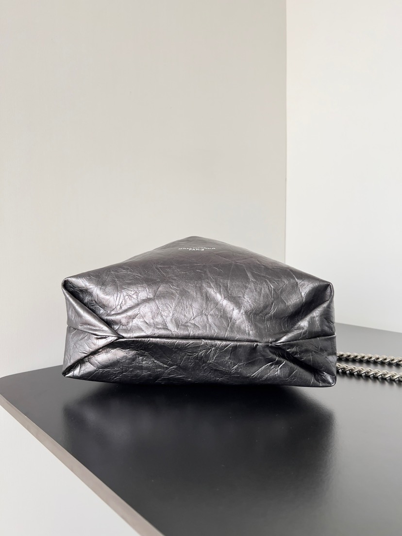Balenciaga Crush Trash Clutch Small