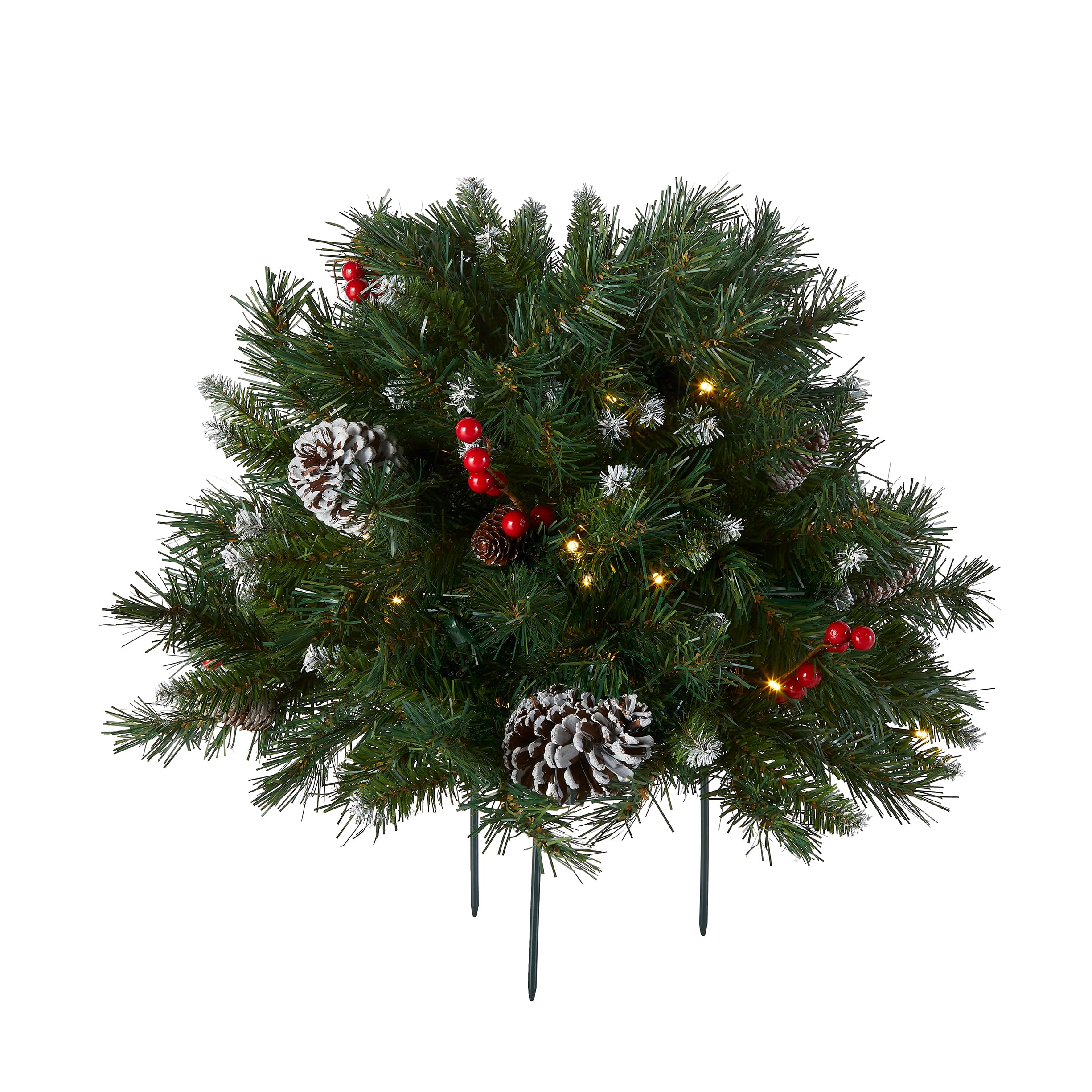 🎄Early Christmas Sale 49% OFF🎄18 Inch Pre-lit Christmas Planter Bushes