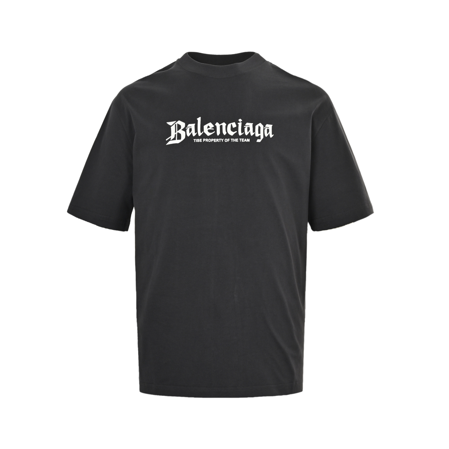 Balenciaga 25ss Gothic letter print short sleeve