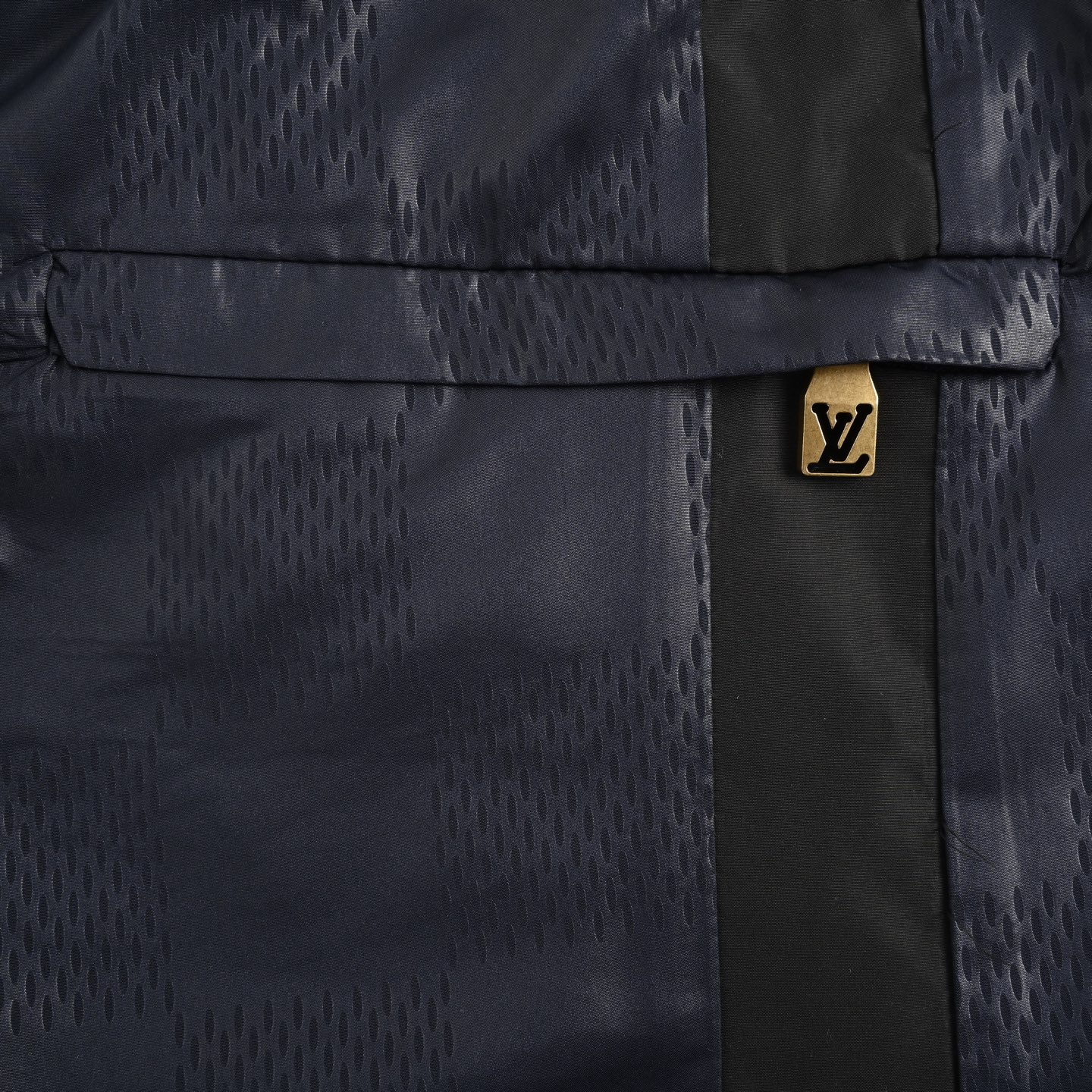 Louis Vuitton patchwork nylon jacquard suit sports trousers