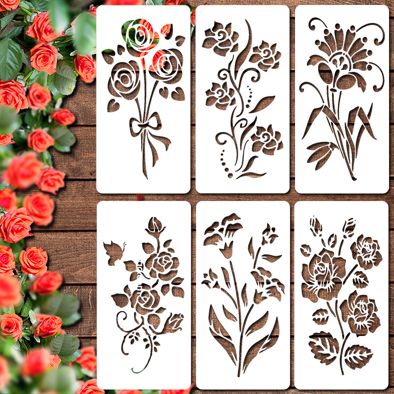 🔥Last Day 60% OFF🔥Blooming Flowers Stencil Kit - DIY decor📦BUY 2 SETS GET FREE SHIPPING NOW