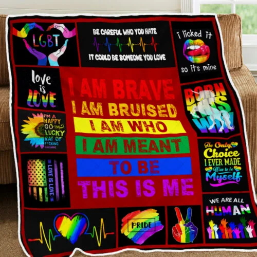 LGBT Pride. This Is Me Quilt Blanket