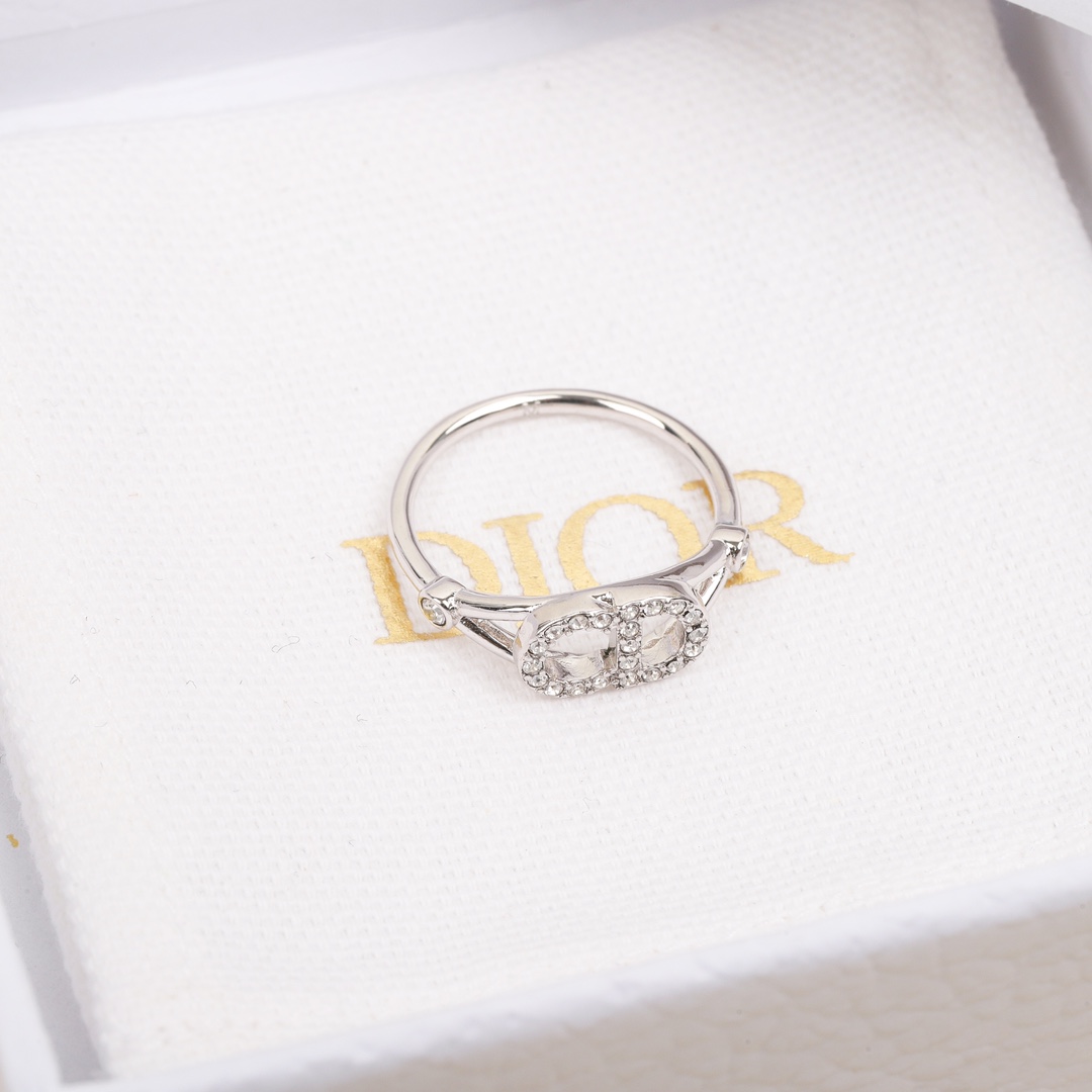 Dior Alphabet Full Diamond Ring