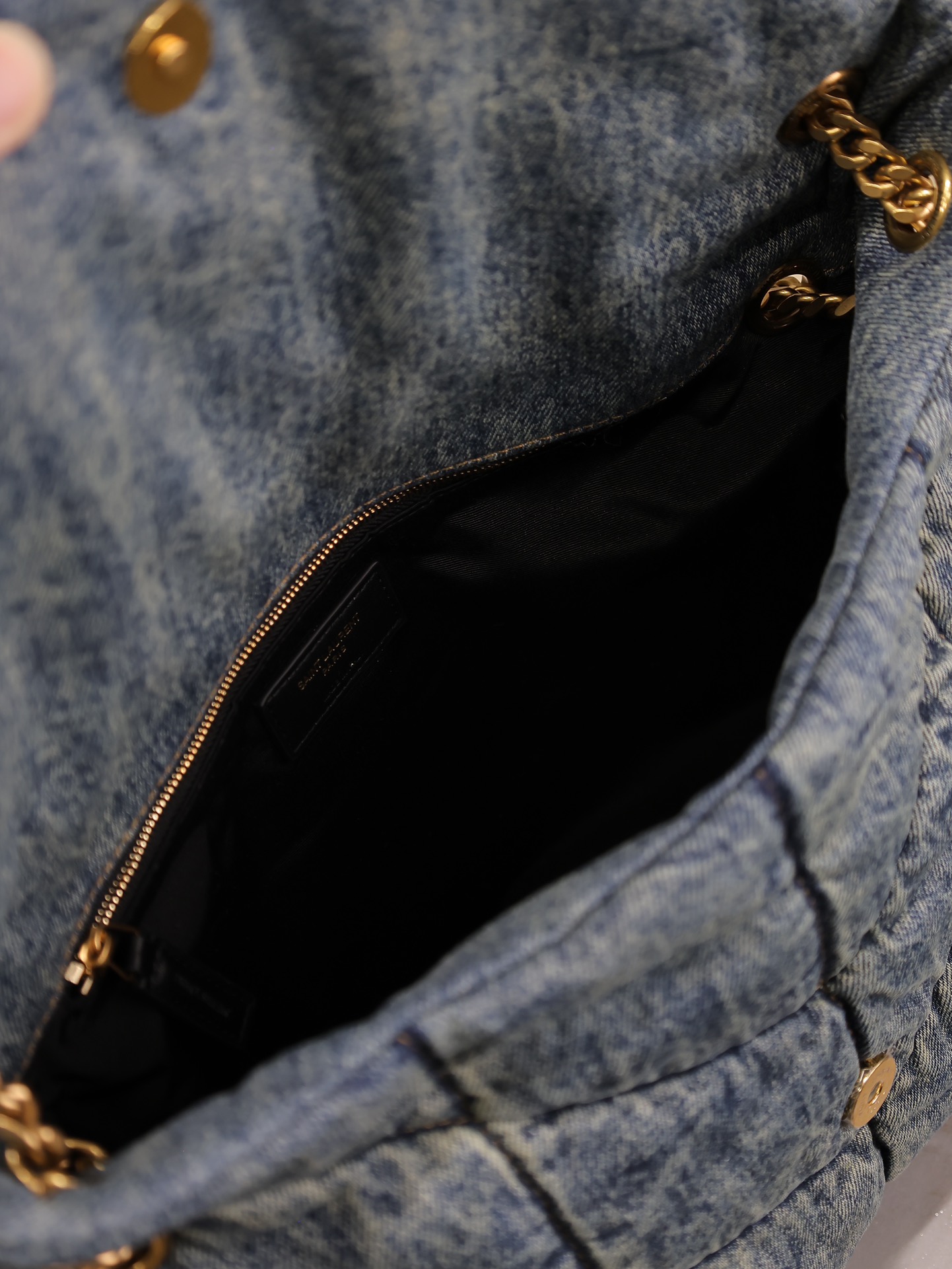 Yves Saint Laurent Loulou ffer denim bag 577475