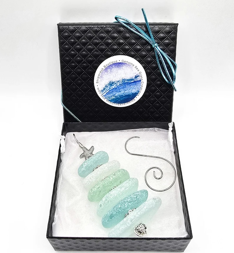 Sea Glass Christmas Tree Ornament/2024 Christmas Ornament