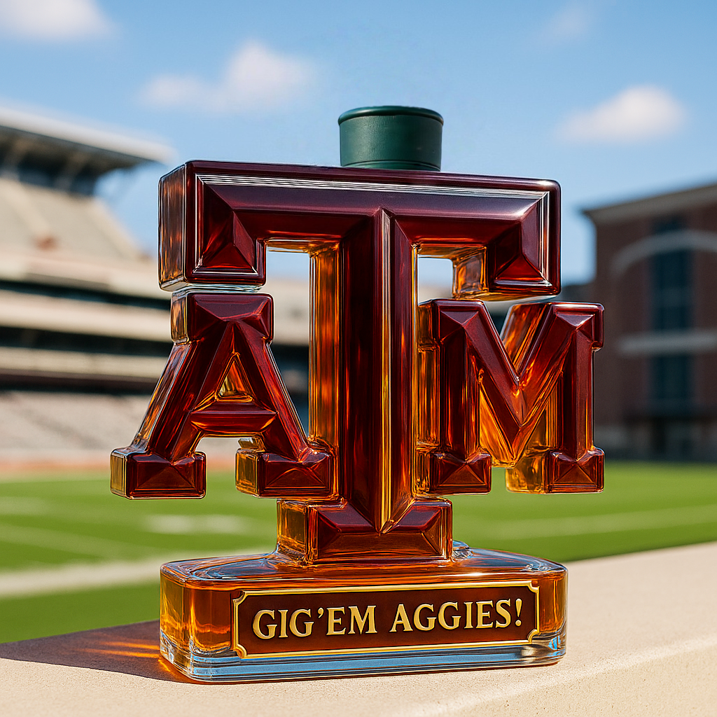 🥃👍 Texas A&M Aggies Whiskey Bottle