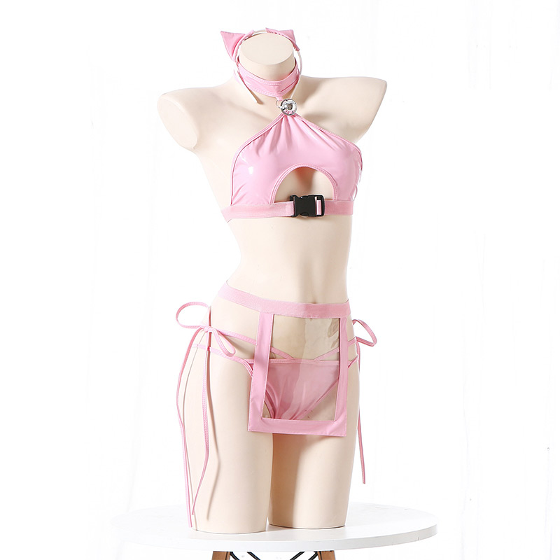 Cosplay Lace up Kitty Sexy Lingerie