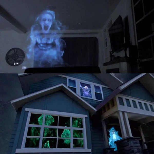 (🔥Last Day Promotion-SAVE 60% OFF)👻Halloween And Christmas Holographic Projection-BUY 2 GET 10% OFF & FREE SHIPPING
