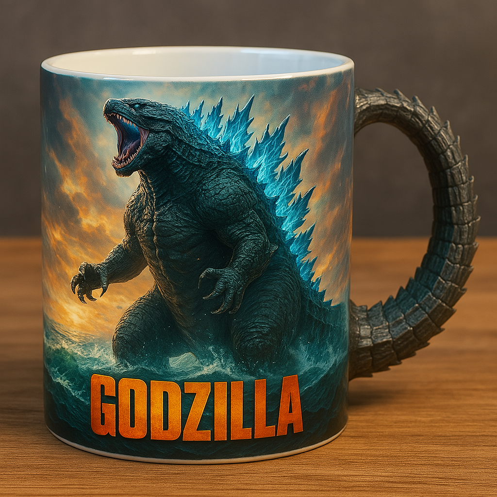 Godzilla Handle Mug