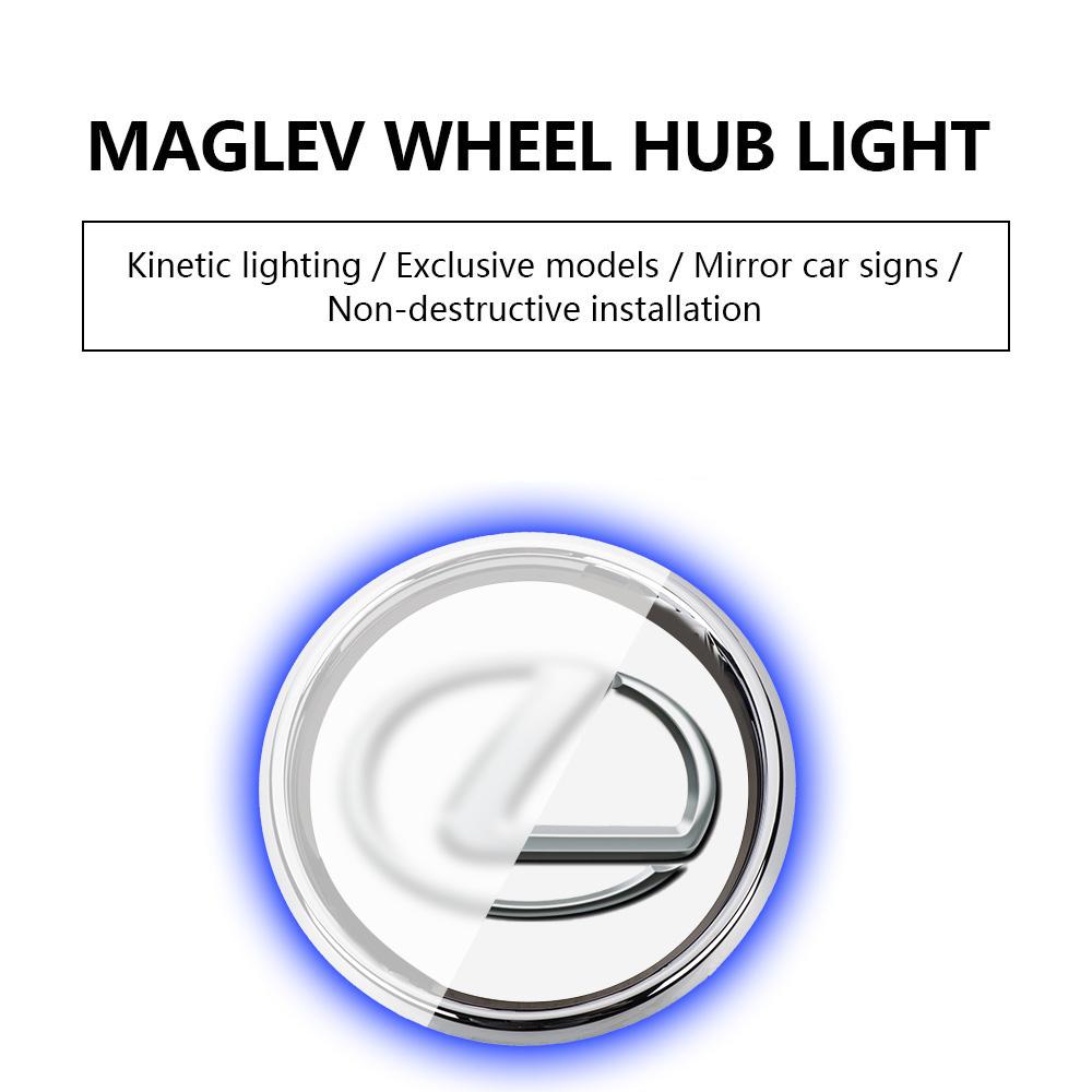 🔥Magnetic Suspension LED Floating Wheel Cap 2022 Version 1PC