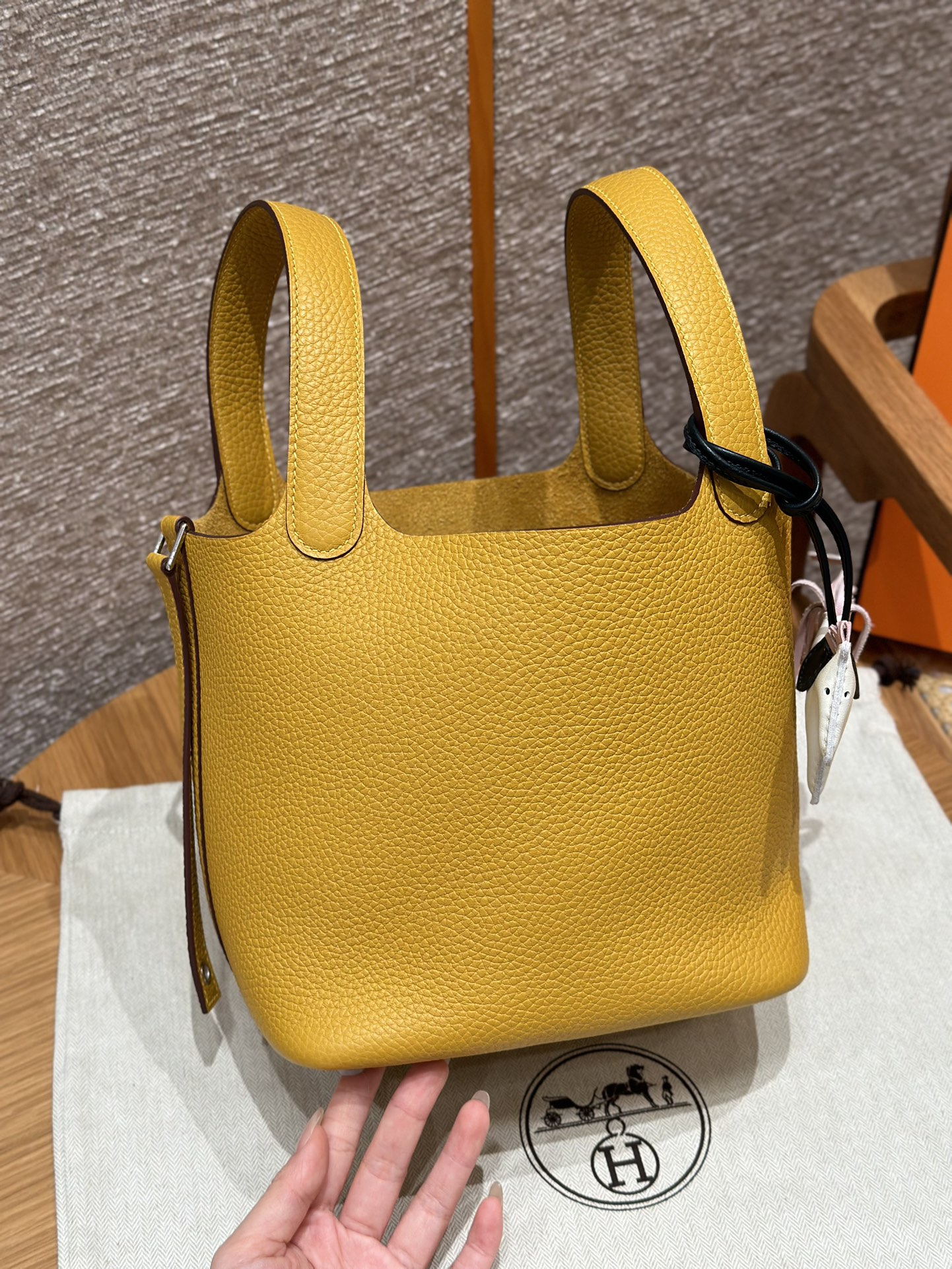Hermès Picotin lo 9DJaune ambre handbag (handmade to order)