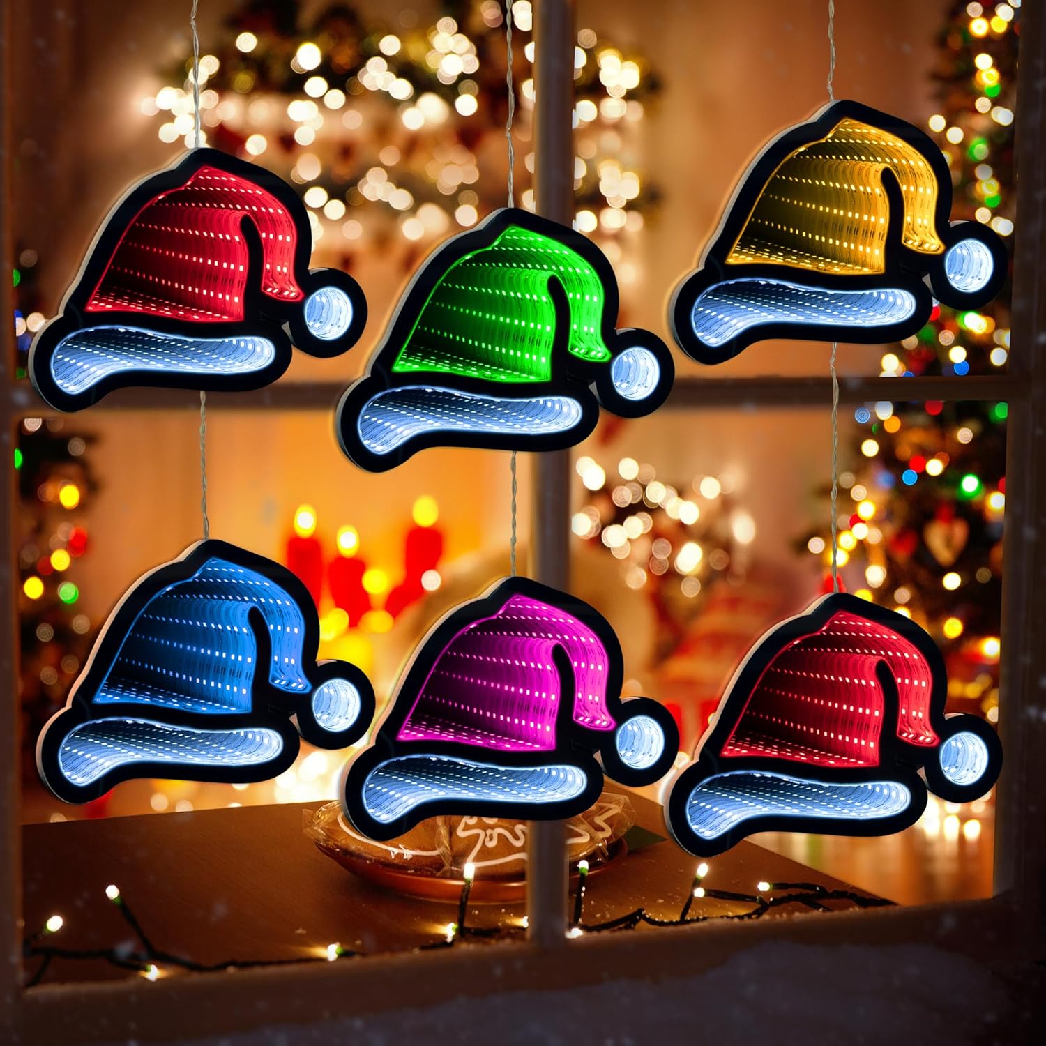 🔥2025 Christmas New Arrival🔥- Christmas 3D Infinity Mirror Light Tunnel Light