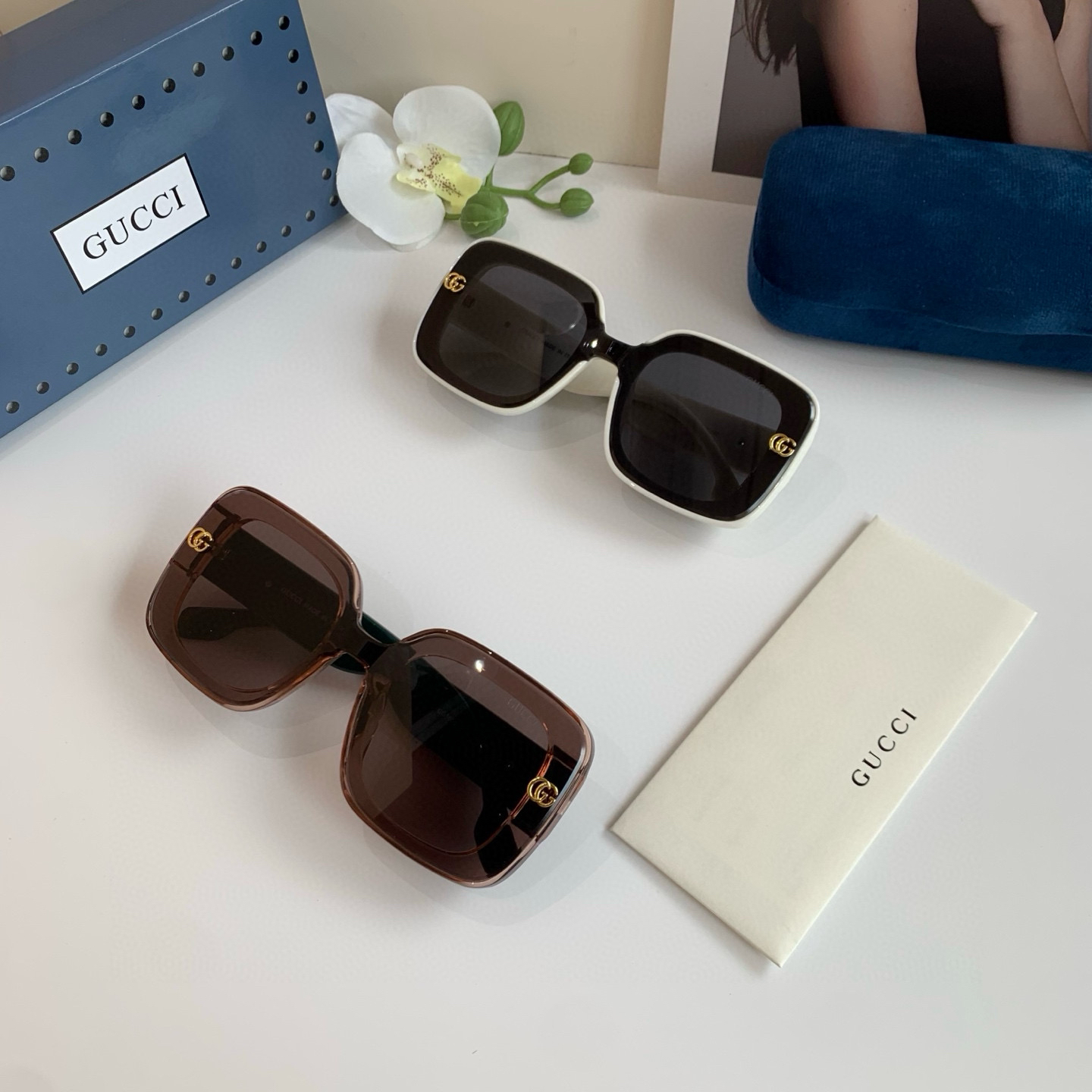 Gucci Square Frame Sunglasses