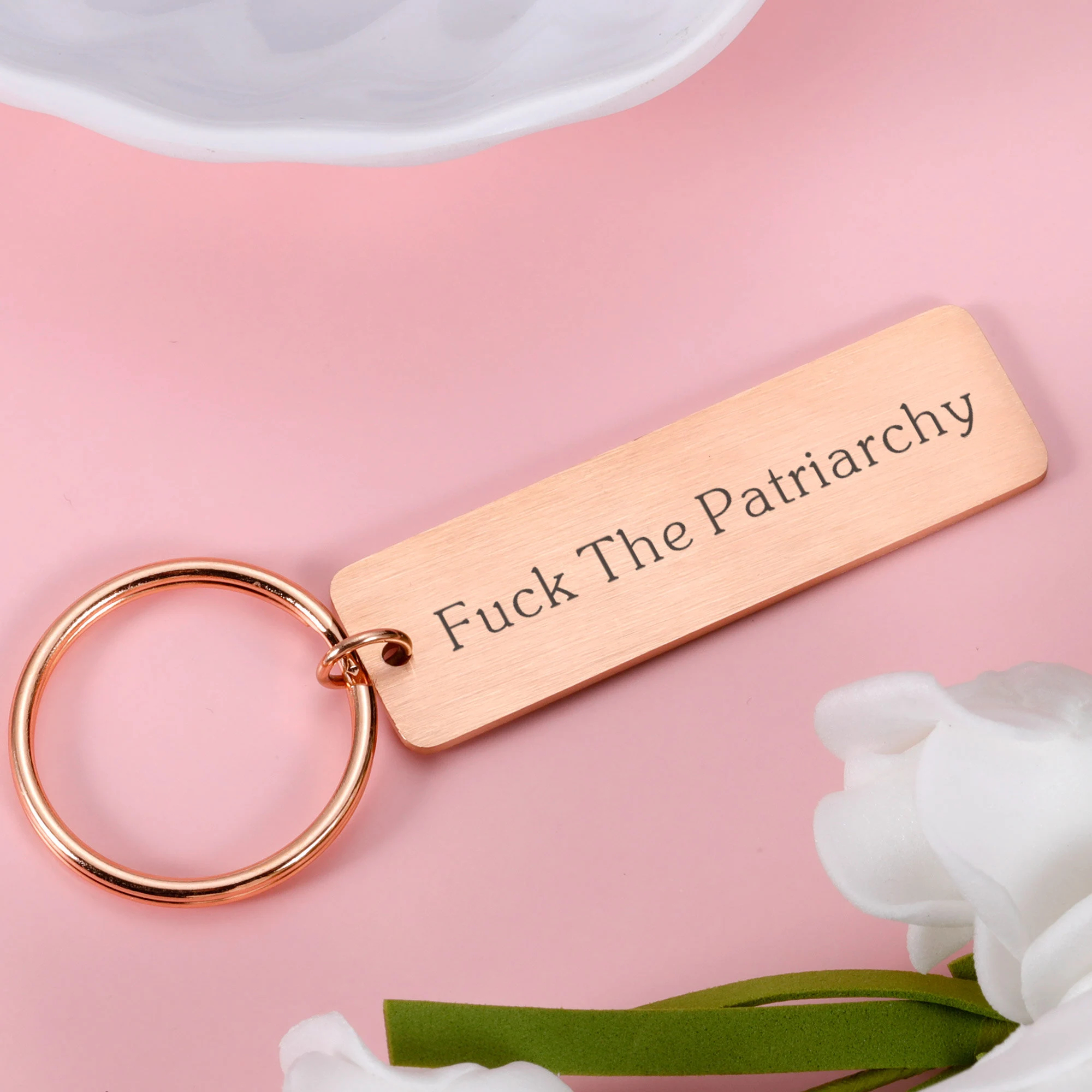 F*ck the Patriarchy Keychain