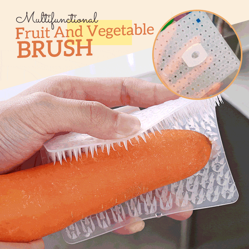 🔥Last Day 50% OFF🔥 Multifunctional Fruit And Vegetable Brush🔥BUY 3 SET GET 2 SET FREE(  30PCS ) & FREE SHIPPING
