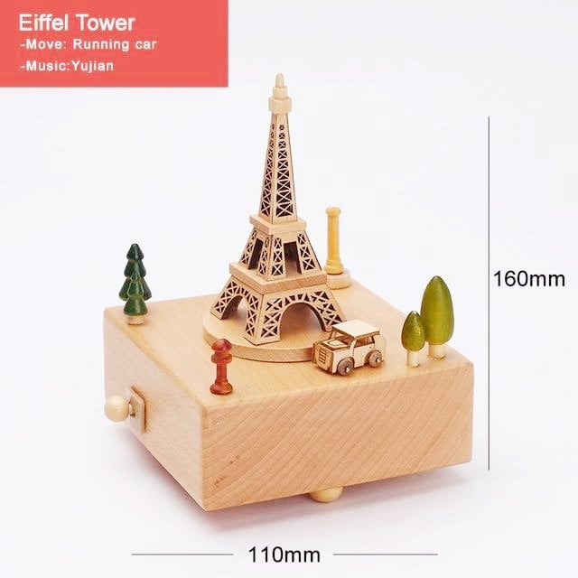 (🔥Last Day Promotion-SAVE 50% OFF)Handmade Wooden Rotating Music Boxes-BUY 2 GET 10% OFF & FREE SHIPPING