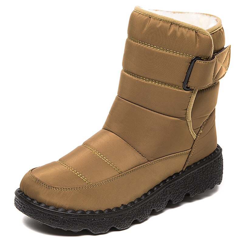 Casual Watarproof Platform Heels Botas Mujer