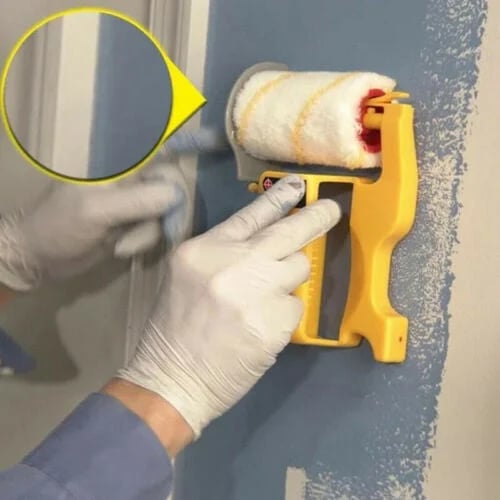 🔥Clean Cut Paint Edger Trimming Roller Brush