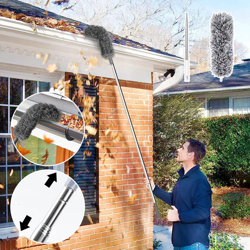 (🔥Last Day Promotion-SAVE 50% OFF)🧹30-100 Inches Retractable Washable Curved Microfiber Duster-BUY 2 GET 10% OFF & FREE SHIPPING！