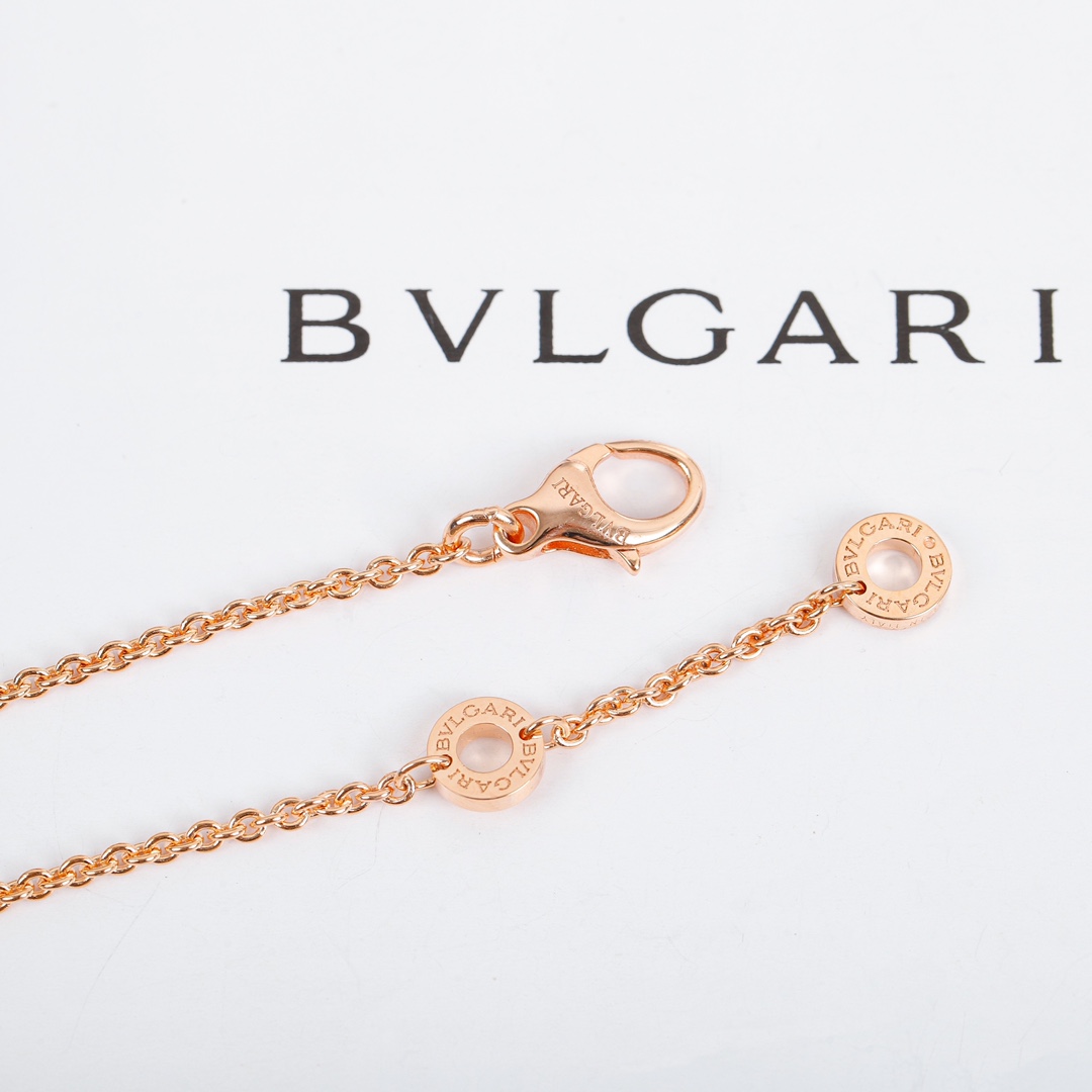 Bulgari Hollow Diamond Necklace