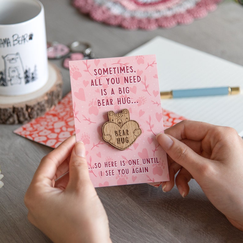 Cute pocket hug token