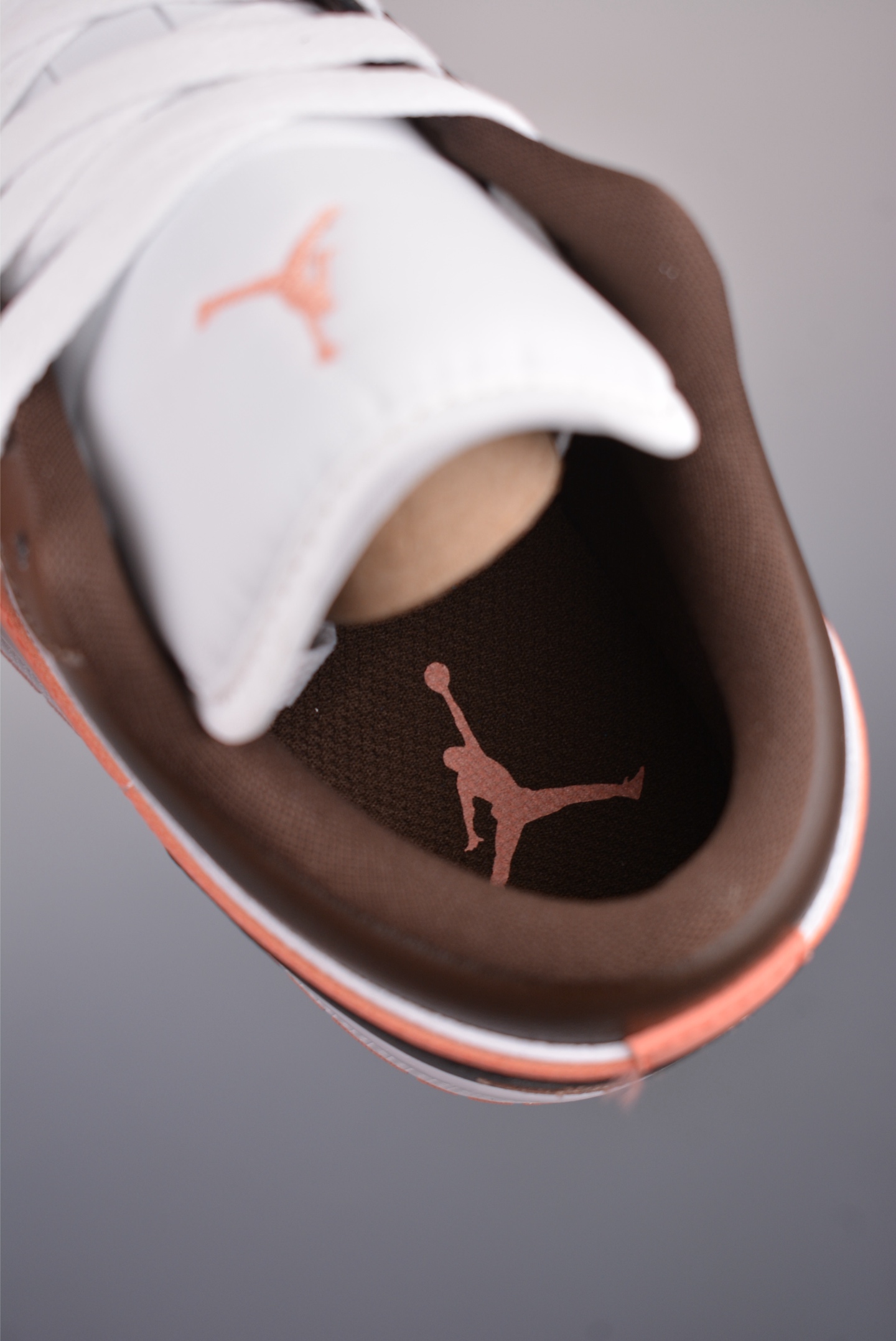 Nike Wmns Air Jordan 1 Low GS Brown White Pink DC0774-82