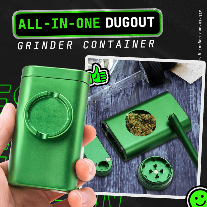 (🔥Last Day Promotion-SAVE 50% OFF)All-in-One Dugout Grinder Container-BUY 2 GET 10% OFF & FREE SHIPPING