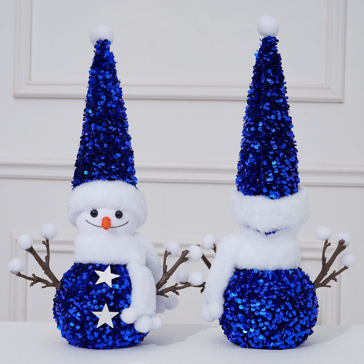 🎄New Christmas Decorations❄️Snowman Santa Claus Doll Ornament