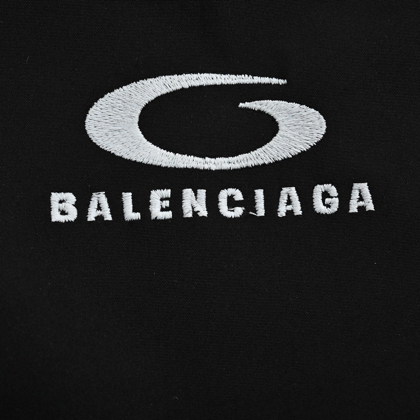 Balenciaga 24Fw ring lettering five-bar trousers