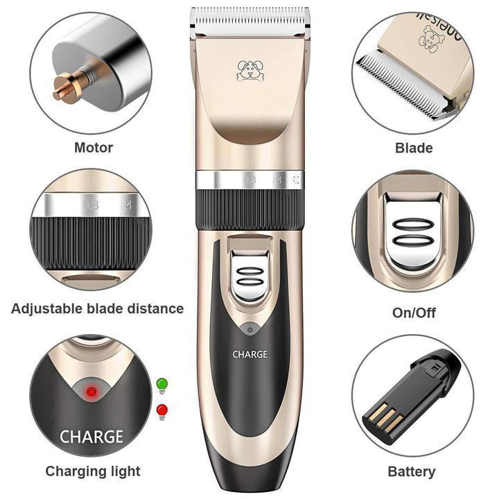 (Time specials- SAVE 50% OFF)  Low Noise Pet Hair Clipper - BUY 2 FREE SHIPPING