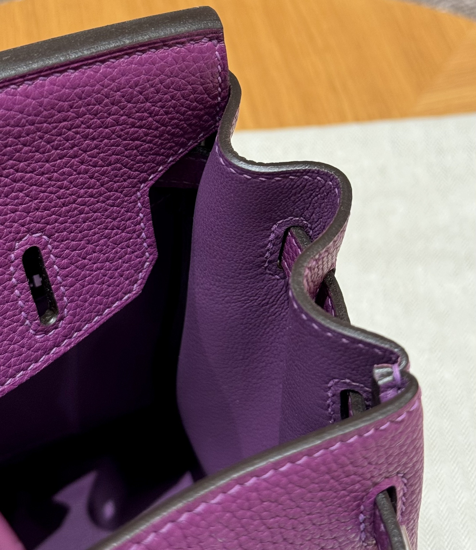 Hermes Birkin P9Anemone Handbag (Handmade to Order)