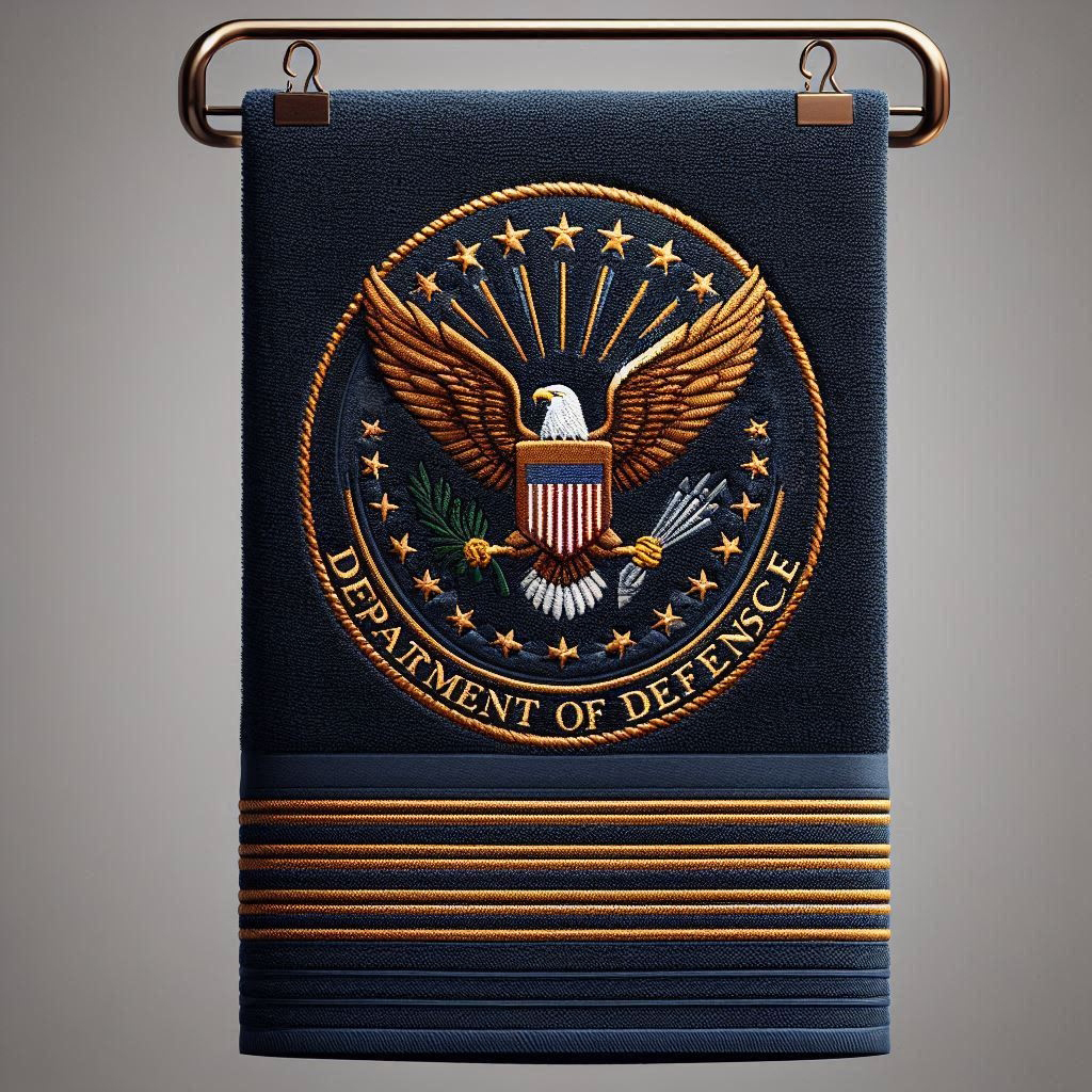 Veteran Tribute Embroidered Towel