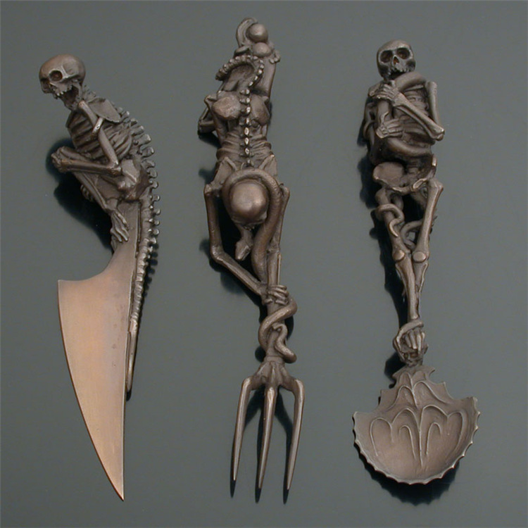 Hot Sale 🔥Halloween Gift Skeletal Cutlery Sets🎁