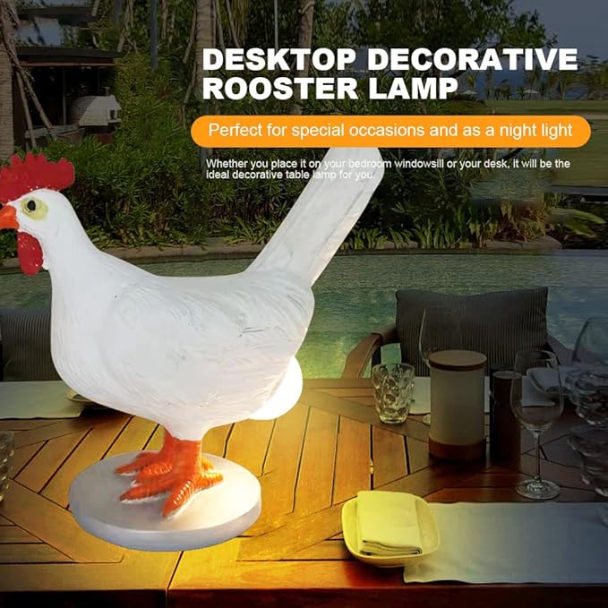 🐔🐔Resin craft laying hen night light, birthday/Christmas/perfect gift🎁🎁