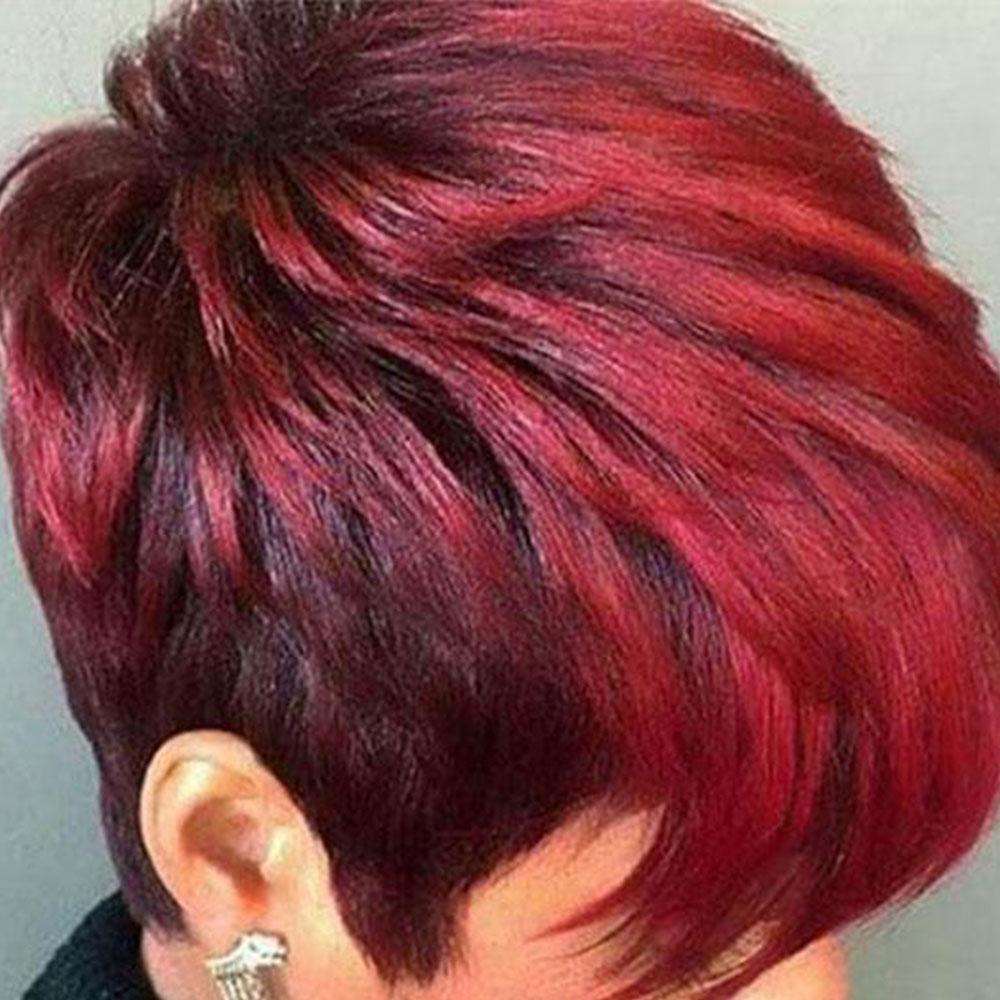 Luna 058 Red Wig Philadelphia Designer Women Short with Bangs