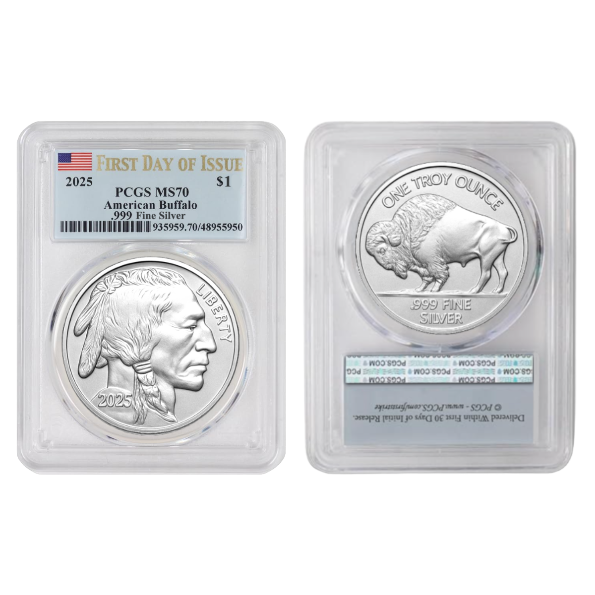 1 Oz 2025 Buffalo Silver Round – .999 Pure Silver • Limited Release • Limited-Time Factory Price
