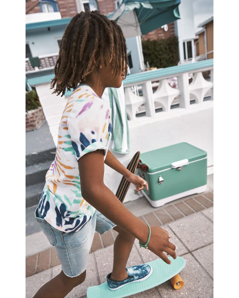 Oshkosh Raw Hem Drawstring Denim Shorts