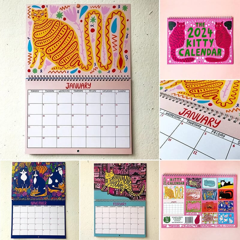 🔥49% OFF - 2024 Kitty Calendar😻
