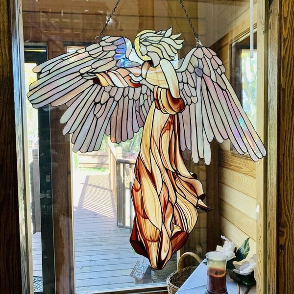 🔥Last Day Promotion-SAVE 50% OFF🔥Guardian Angel Window Panel Hangings-BUY 2 GET 10% OFF & FREE SHIPPING