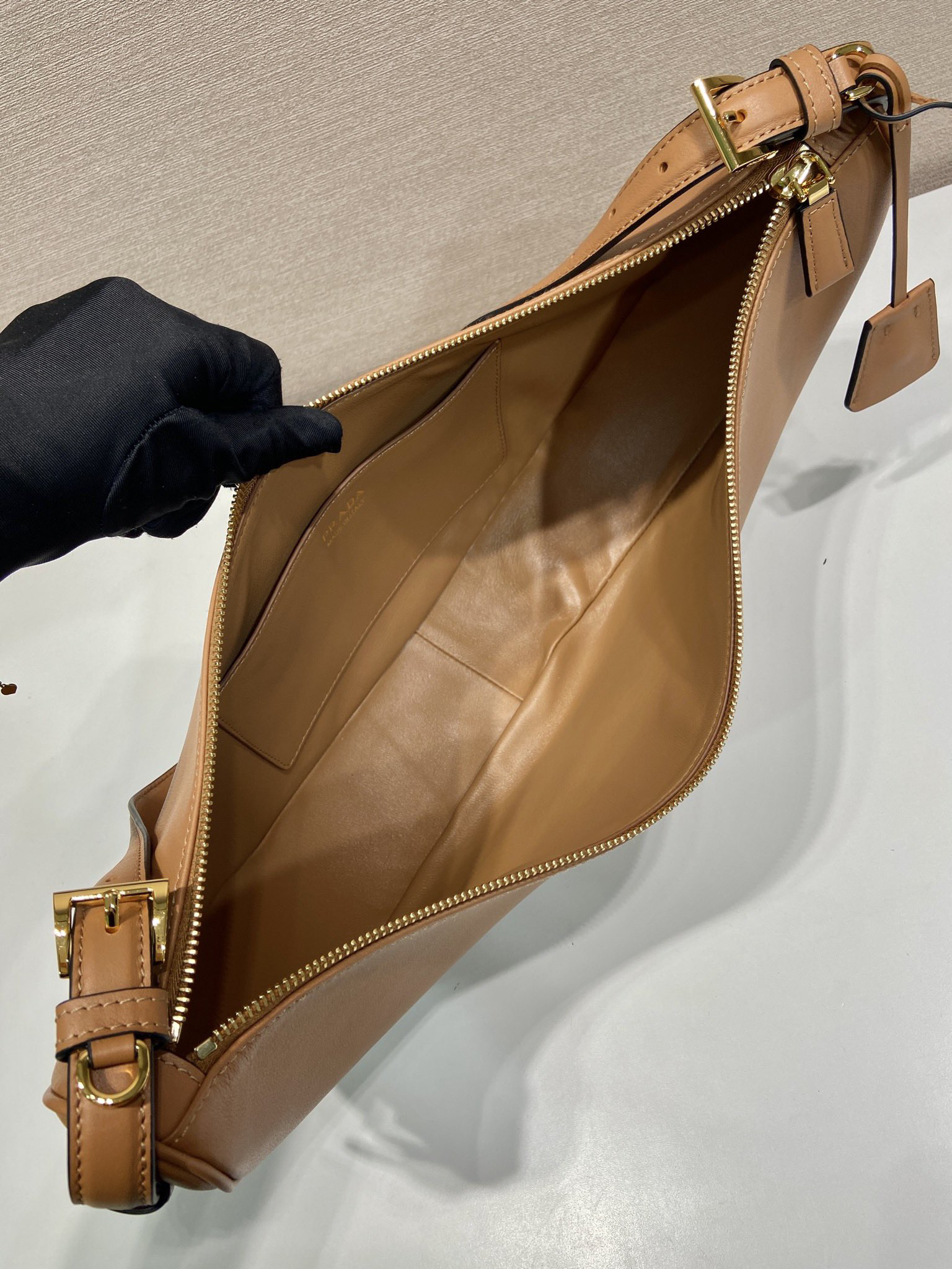 Prada Crescent Underarm Bag 1BC255