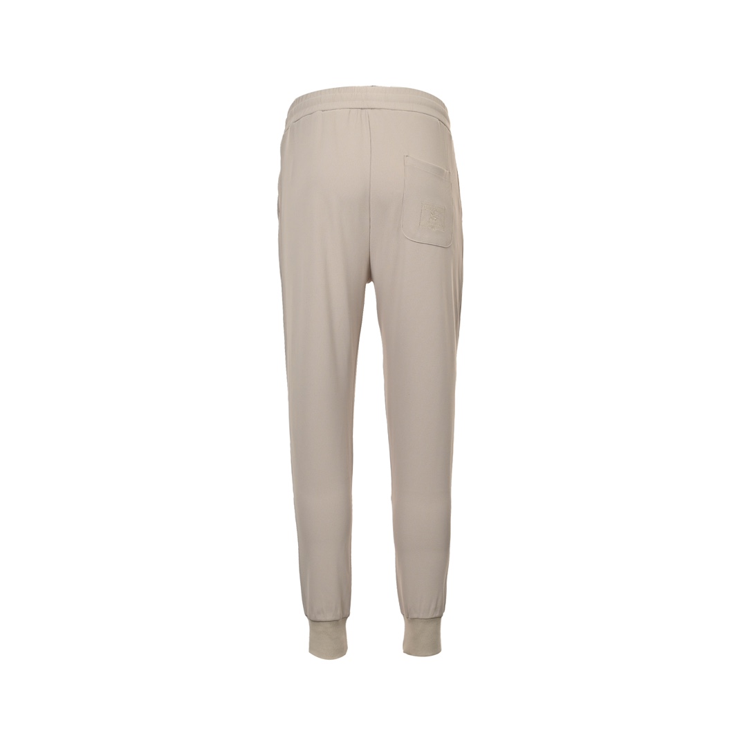 Burberry embroidered warhorse logo waffle thin trousers