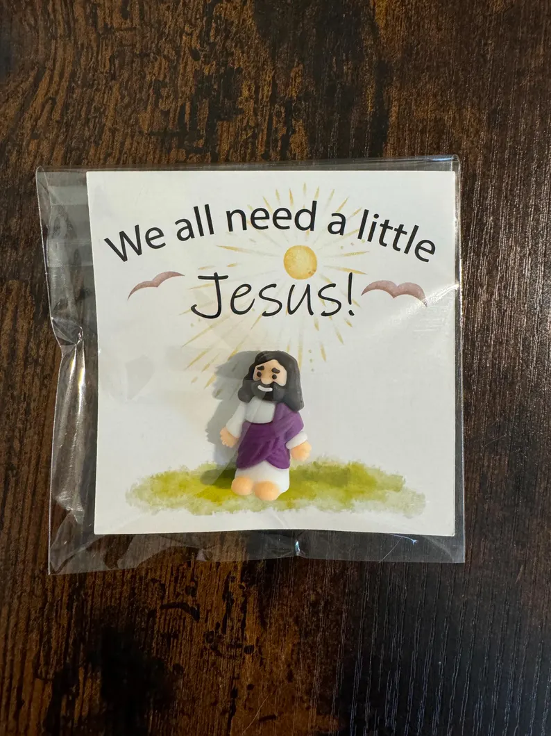 Little Jesus Pocket Cards for Church Party Favors