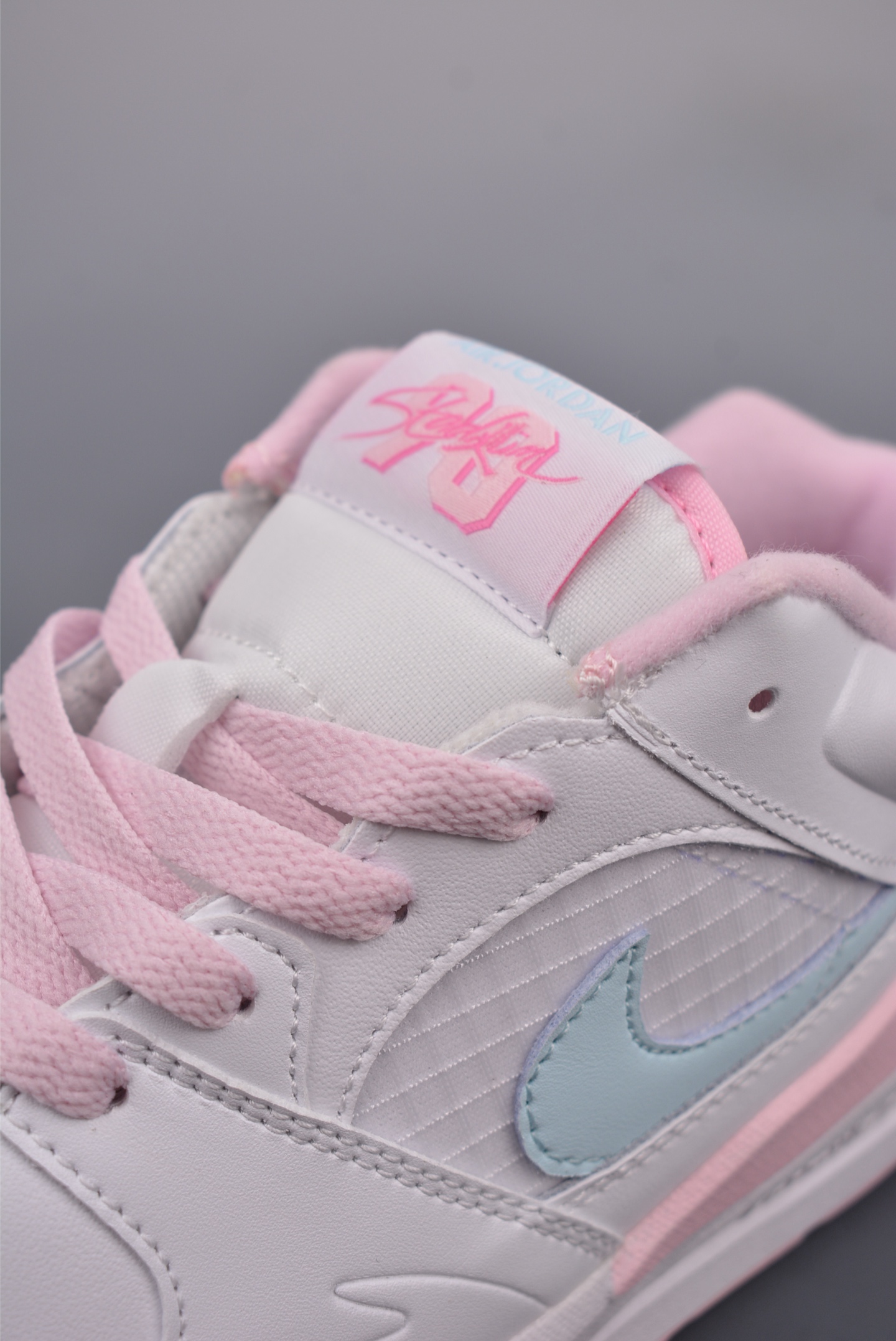 Nike Air Jordan Stadium 90 Sneakers White and Pink HQ1193-141