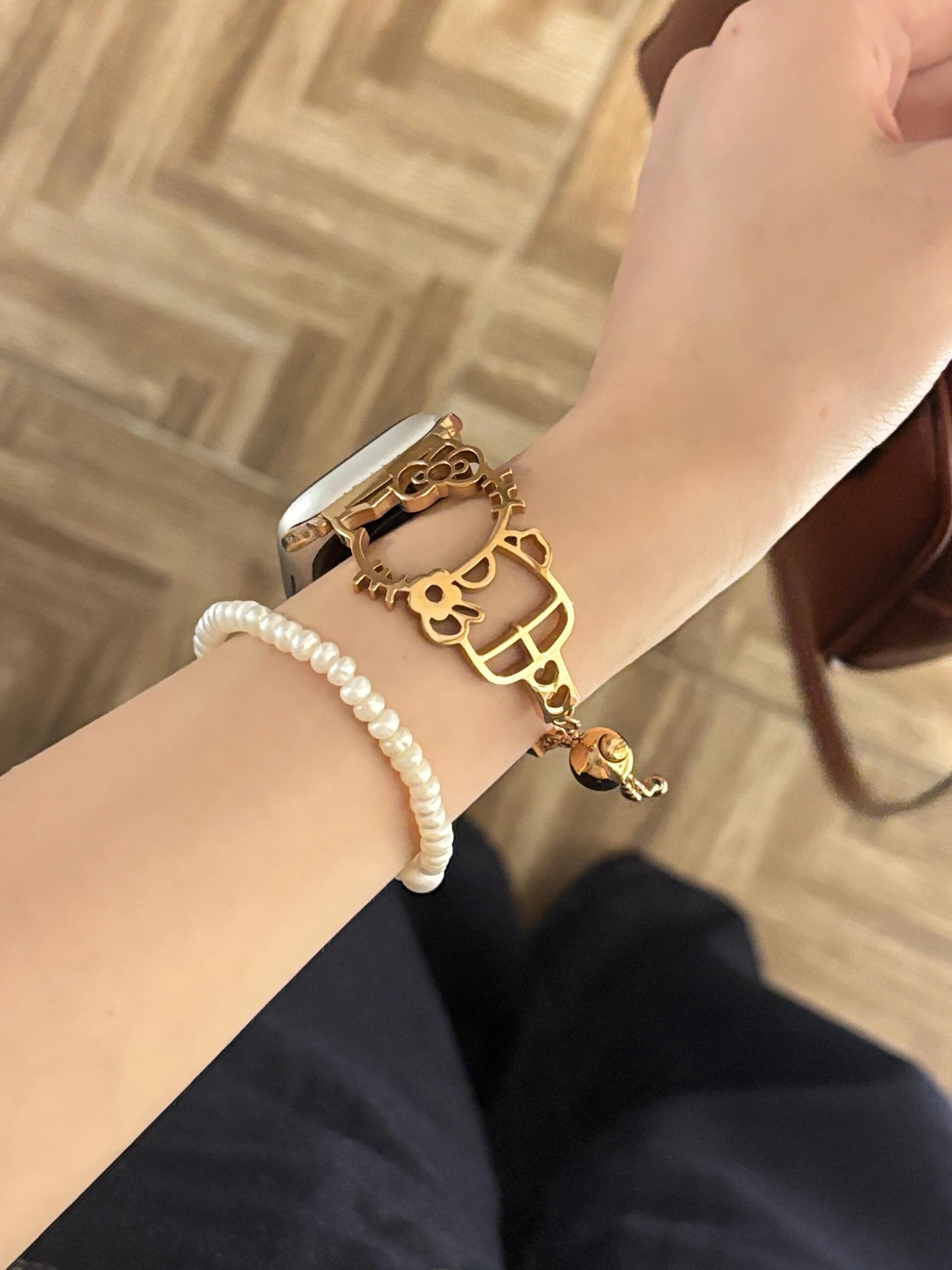Hellokitty Shape Apple Watch Band Strap Bands Bracelet Wristband for iWatch Series