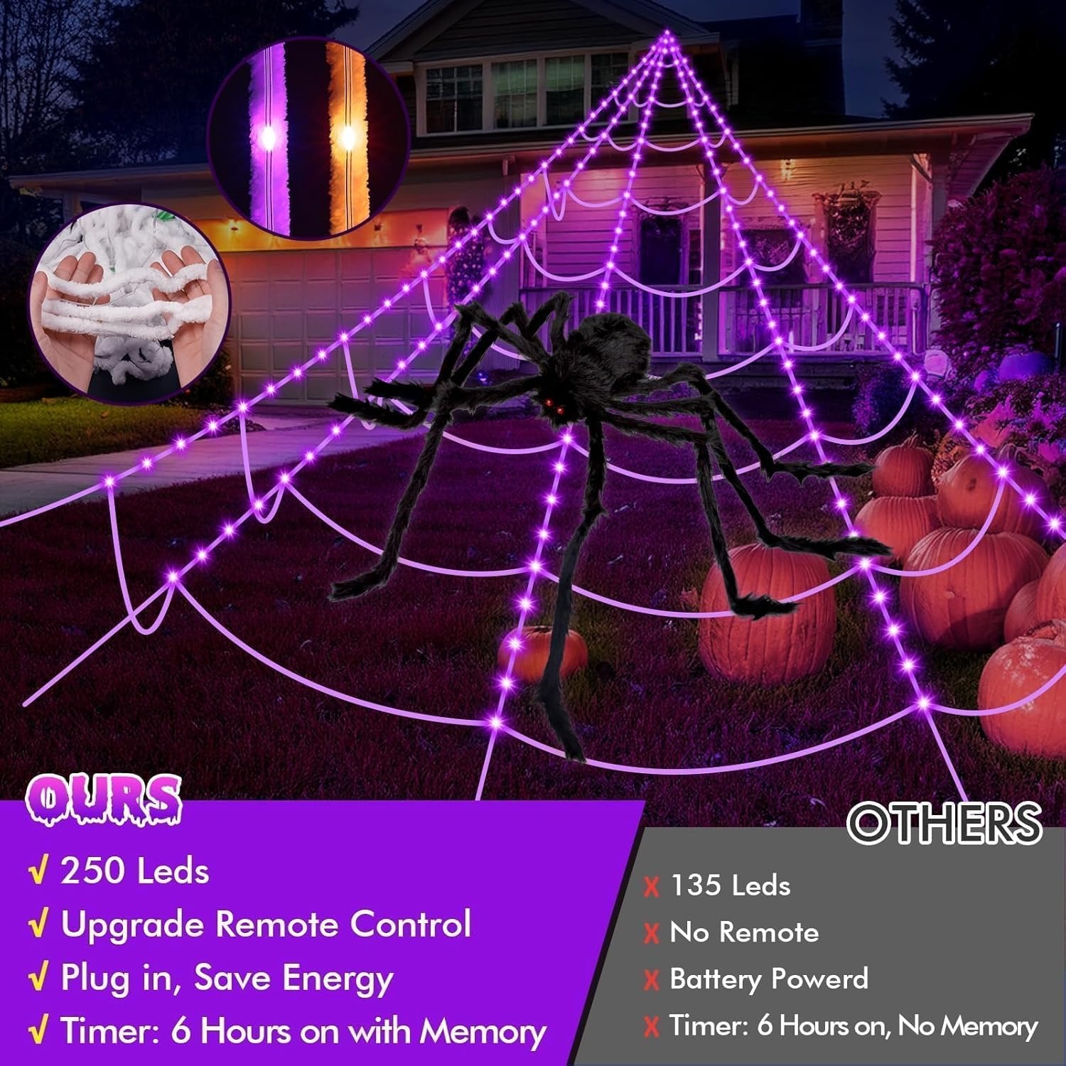 ✨Flash Sale✨Halloween Decorations Spider Web