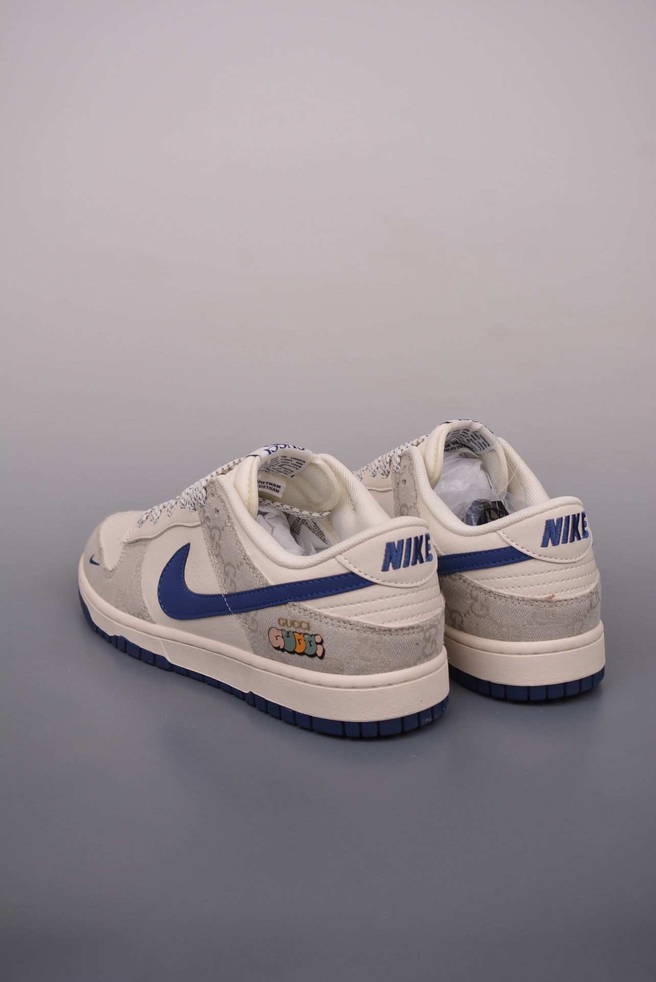 Gucci x Nike SB Dunk Low Esquisite Gucci white gray blue XX2025-801