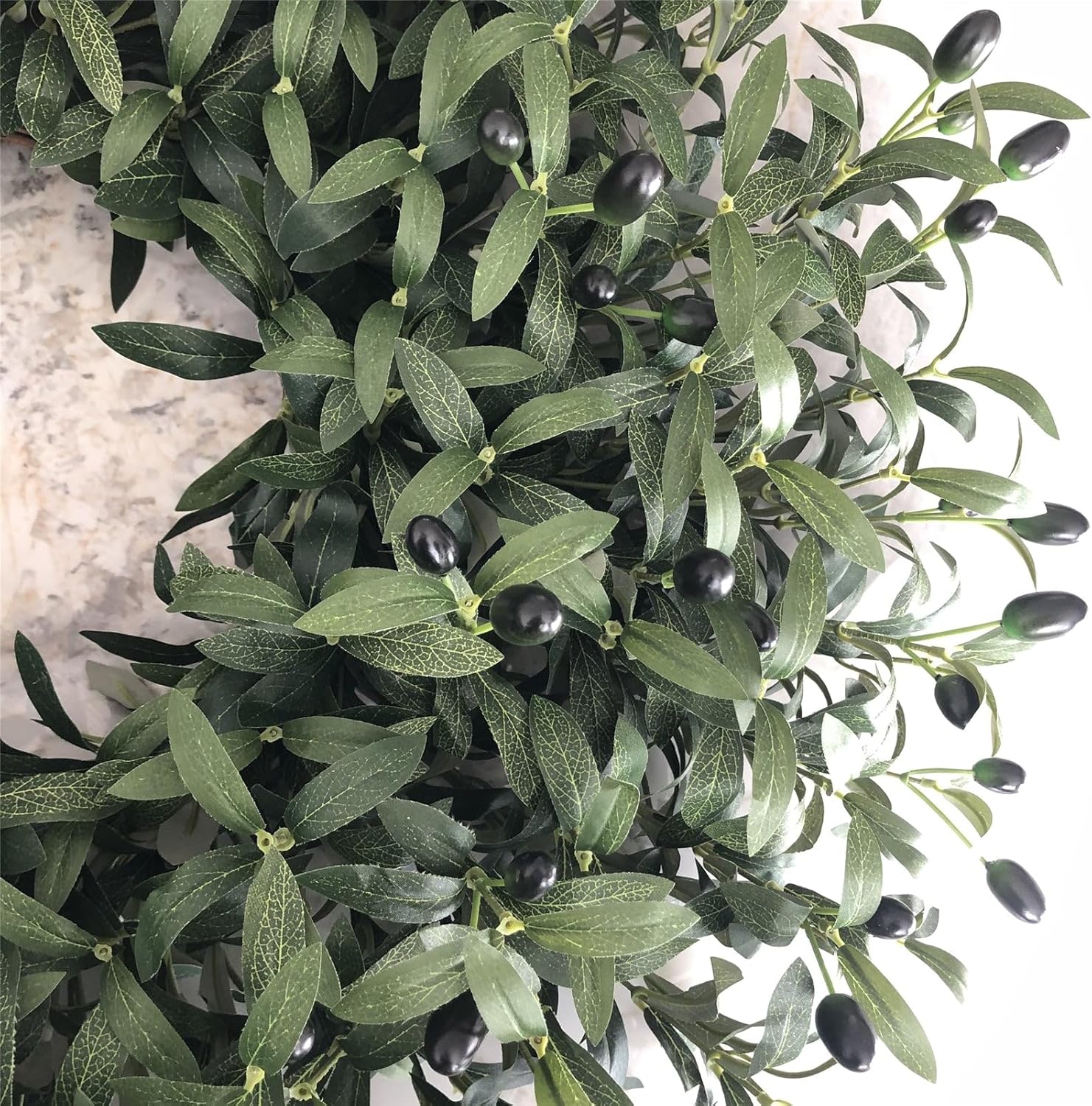 👍Last Day Promotion 60% OFF💥26-28 Inch Olive Wreaths for Front Door for All Seasons