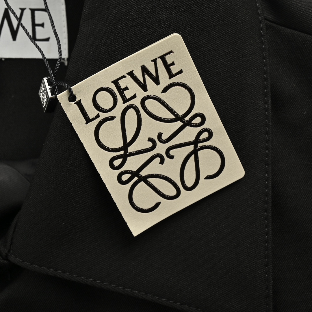 Loewe 24Fw three-pocket wool work collar jacket